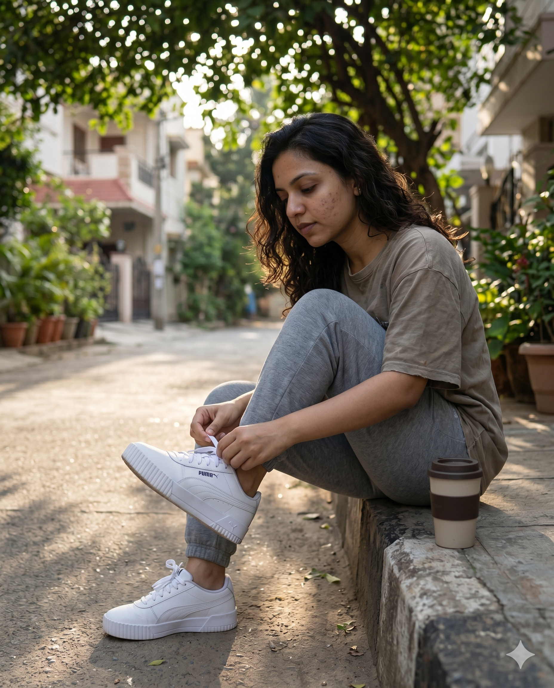 AI-generated brand campaign image with Priya